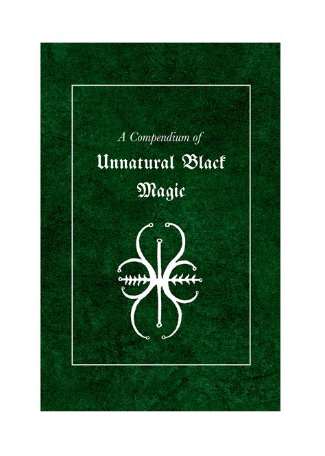 The Shadow Realm: A Journey through the Black Magic Compendium